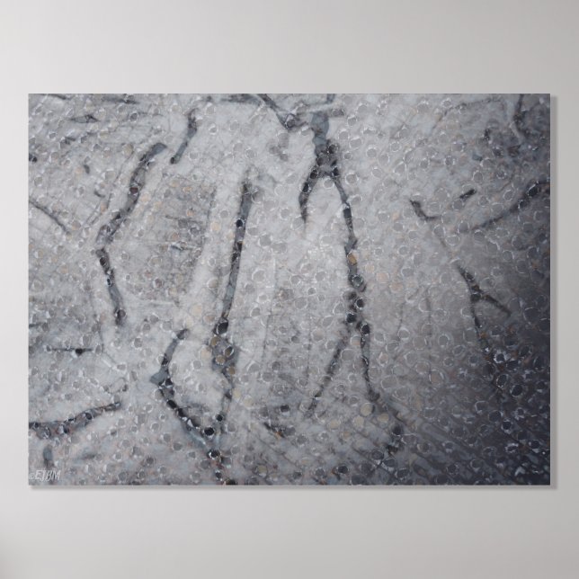 Botanische Silberfolie Foliendrucke (Vorderseite)