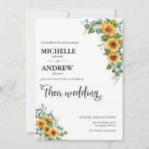 Botanische Sonnenblume | Eukalyptus Wedding