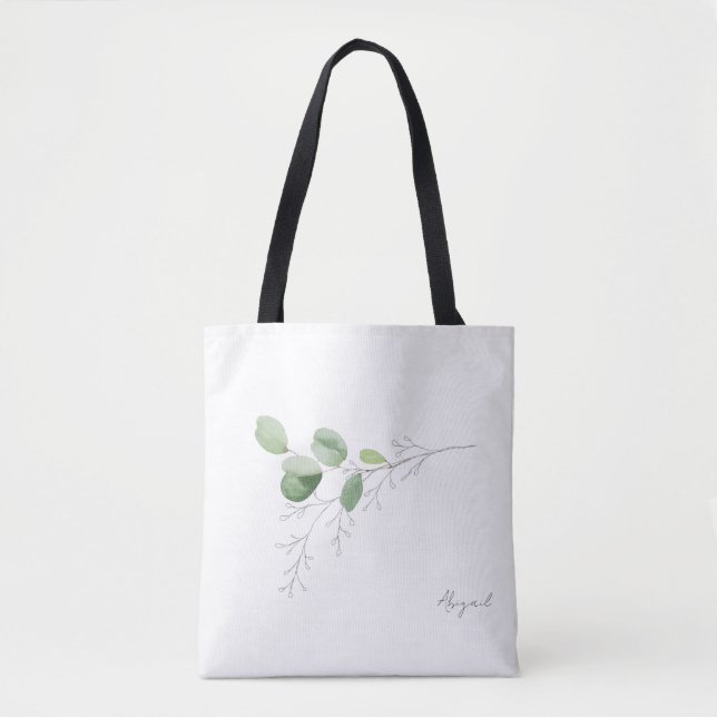 Botanische Tasche für den Frühjahr (Vorderseite)