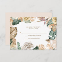 Botanische Tropenblumenhochzeit