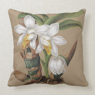 Botanische tropische Orchideen Blumen Floral Kisse Kissen