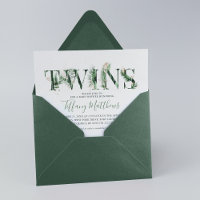 Botanische tropische Vegetation Twins Kinderdusche