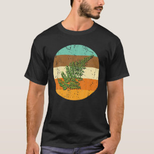 Botanische Vaskuläre Pflanze Grüne Blume T-Shirt