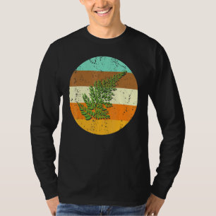 Botanische Vaskuläre Pflanze Grüne Blume T-Shirt