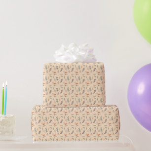 Botanische Vegetation Geschenkpapier