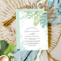Botanische Vegetation, Hochzeit von grünem blauem