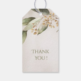 Botanische Vegetation Vintages rustikales Paar Ges Geschenkanhänger