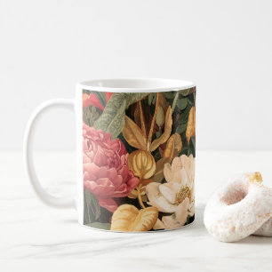 Botanische Vintage-Illustration Kaffeetasse