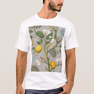 Botanische Vogelarten-Blume: Gezeichnet Vintages H T-Shirt