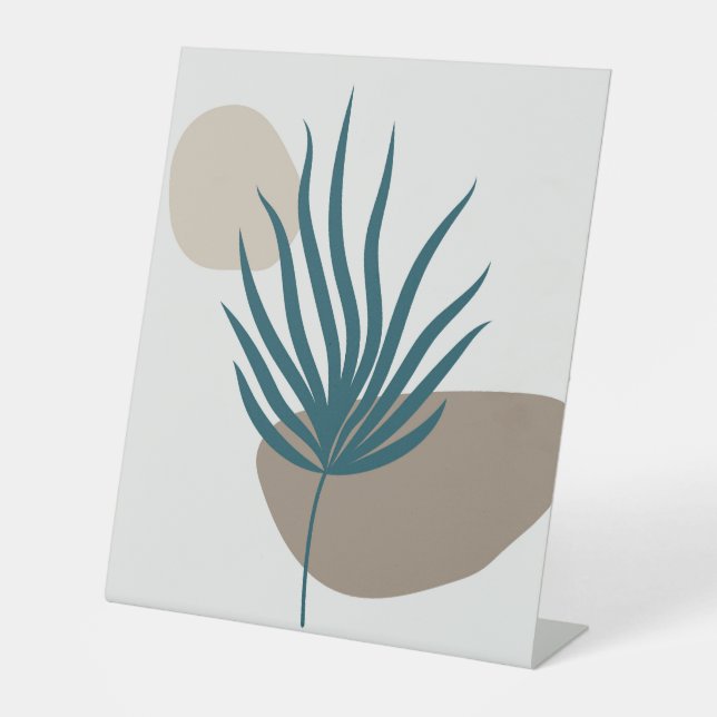 Botanische Wandkunst Sockelschild (Vorderseite)