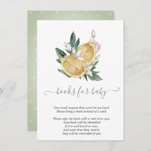 Botanische Wasserfarben Begleitkarte