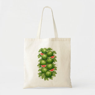 Botanische Wassermelonen Ernte Tragetasche