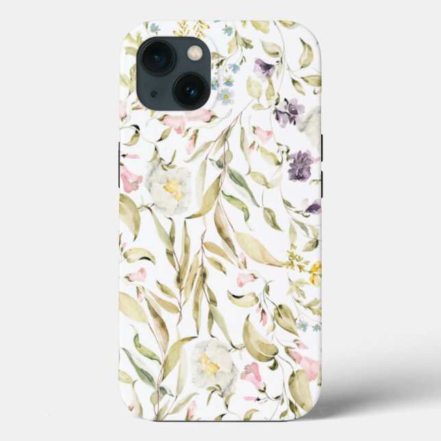 Botanische Wildblume Florals Case-Mate iPhone Hülle (Rückseite)