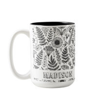 Botanische Wildblume Personalisierte Färbung der W