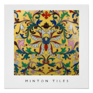 Botanische Wildblume Retro Vintag Gelbe Flora Poster