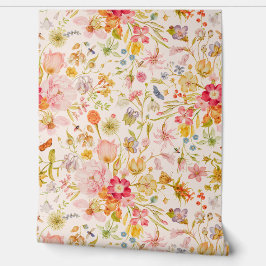 Botanische Wildblume Tapete