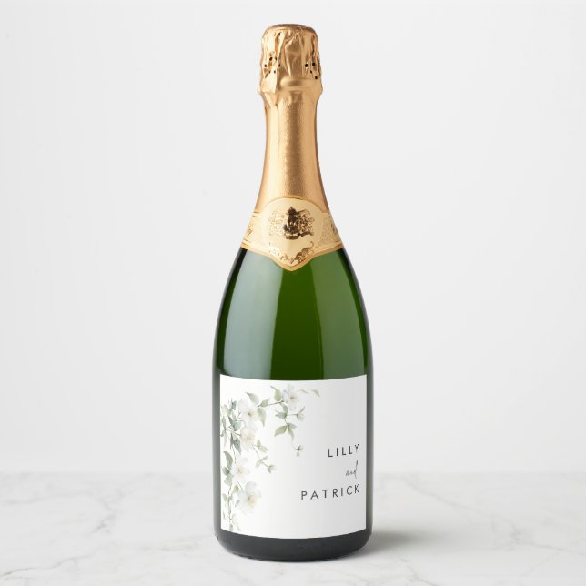 Botanische Wildblumen Hochzeit (Vorderseite)