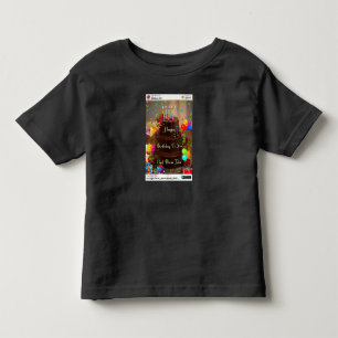 Botanische Wunder: Eleganter Schwarz-Weiß-T - Shir Kleinkind T-shirt
