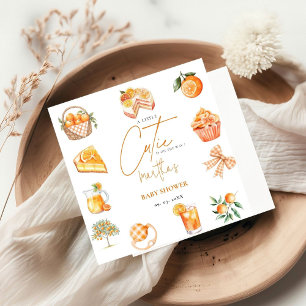 Botanische Zitrusfrüchte-Süsse Sommerdusche Serviette