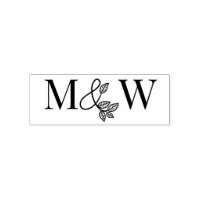 Botanischer Ampersand #2 Couple Wedding 2 Initial