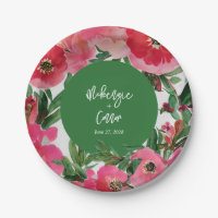 Botanischer Anemone Grüne Hochzeit der Wasserfarbe