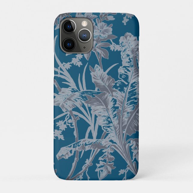 Botanischer Aquamariner Chinoiserie Case-Mate iPho Case-Mate iPhone Hülle (Rückseite)