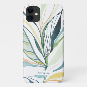 Botanischer Aquarell-Abstrakt individueller Handyh Case-Mate iPhone Hülle