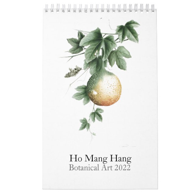 Botanischer Aquarellkalender 2022 Kalender (Titelbild)