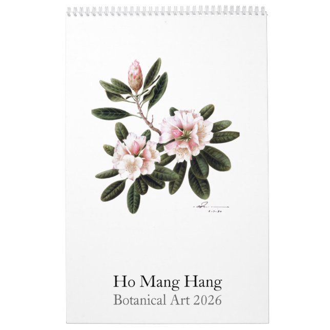 Botanischer Aquarellkalender 2026 Kalender (Titelbild)