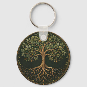 Botanischer Baum, Baum des Lebens, Schlüsselanhäng Schlüsselanhänger