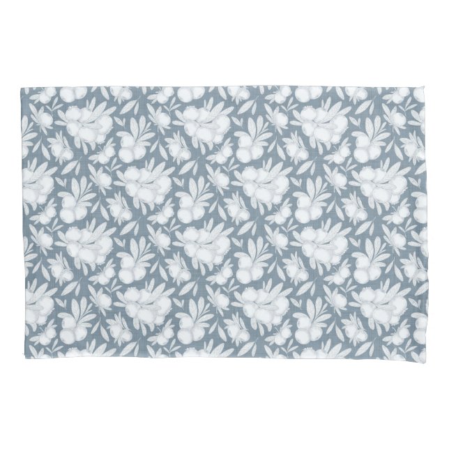 Botanischer Berry Sketch King Duvet Cover (Vorderseite-Links)