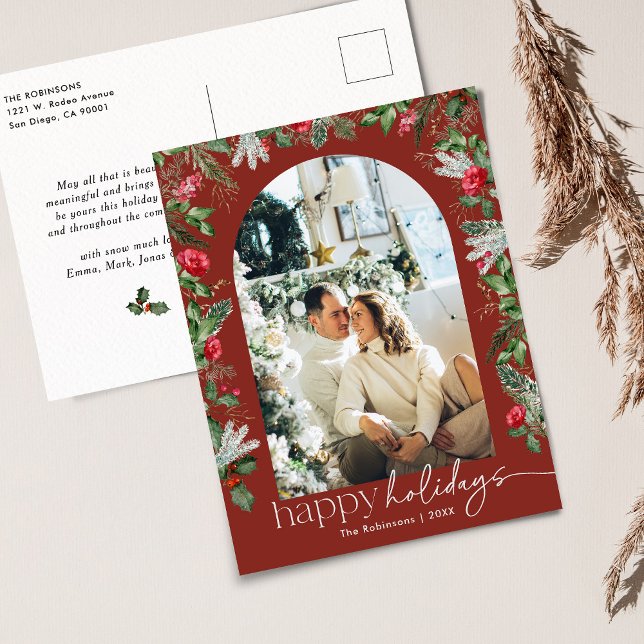 Botanischer Blattschieber aus Burgund, 1 Foto Postkarte (Von Creator hochgeladen)