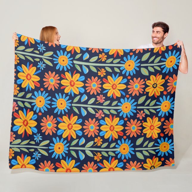 Botanischer Bliss 60x80 Fleece Blanket (Beispiel)
