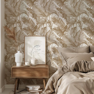 Botanischer Blockprint Peel & Stick Tapete