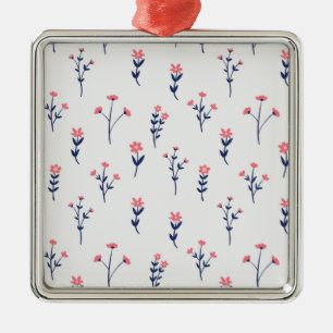 Botanischer Blume Ornament Aus Metall