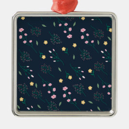 Botanischer Blume Ornament Aus Metall