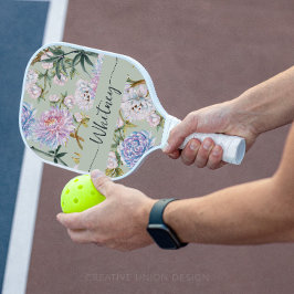 Botanischer Blumengarten Chrysanthemen Pickleball Schläger