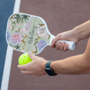 Botanischer Blumengarten Chrysanthemen Pickleball Schläger