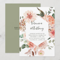 Botanischer Blumengarten Elegante Hexagon Hochzeit