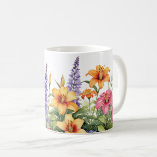 Botanischer Blumengarten Hübscher Garten Kaffeetasse
