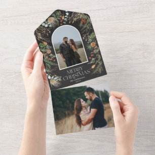 Botanischer Blumenzauber aus Foto All In One Einladung