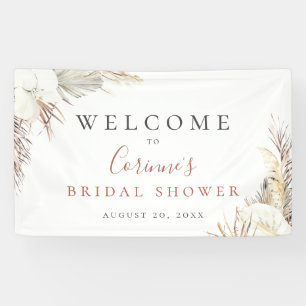 Botanischer Bohemischer Strand Banner