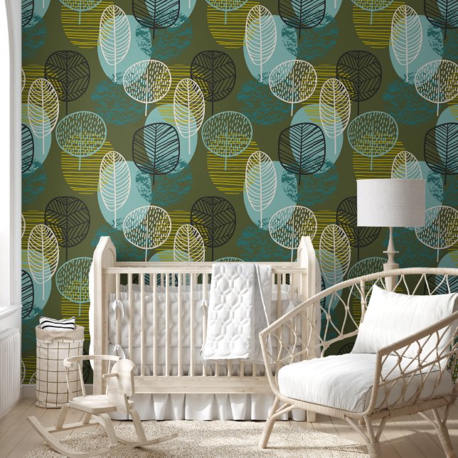 Botanischer Boho Tapete (Kinder)