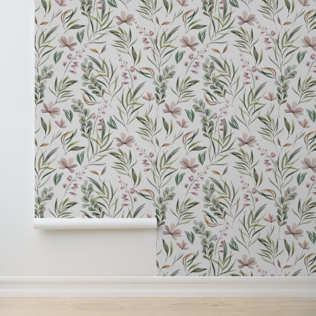 Botanischer Botanischer Blumenblätterturm Tapete (Anwendung)