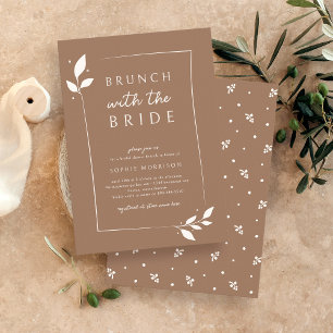 Botanischer Brunch mit Bride-Brautparty Einladung