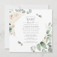 Botanischer Brunch mit weißer Rose