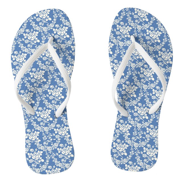 Botanischer Chic Flip Flops (Fußbett)