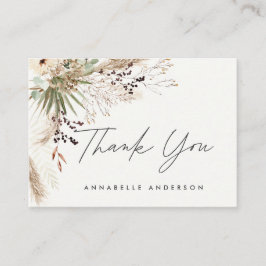 Botanischer einfacher Abschluss Vielen Dank Begleitkarte