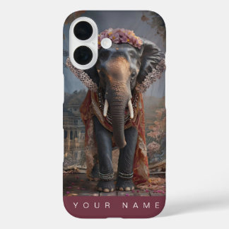 Botanischer Elefant iPhone 16 Hülle