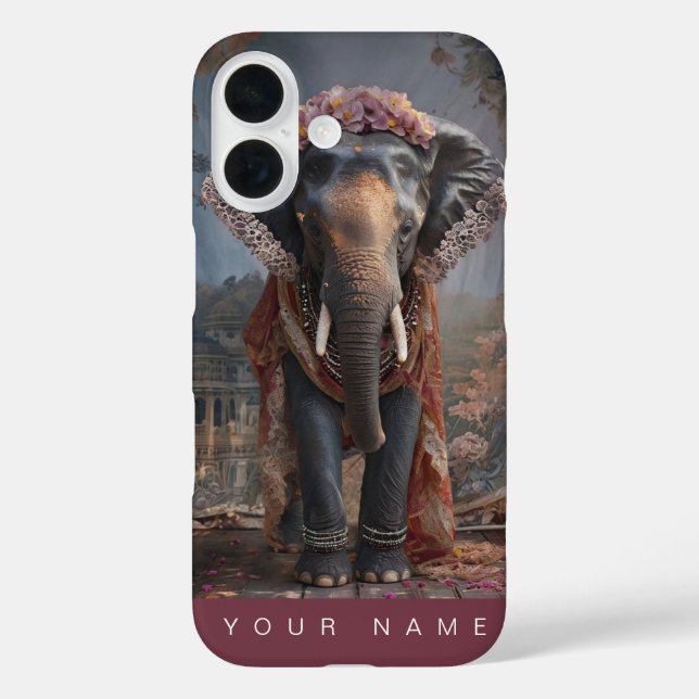 Botanischer Elefant Case-Mate iPhone Hülle (Rückseite)